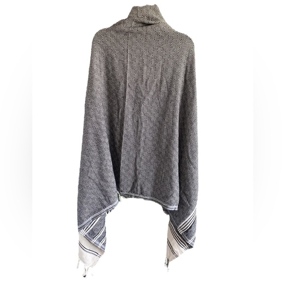 DEMMEX Towels Ibiza SpaTurkish Cotton Beach Blanket XXL 75"x37" black Diamond - Picture 5 of 7